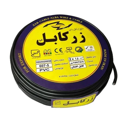 کابل برق افشان زرکابل آلبا دارای کد استاندارد