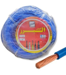 نمای نزدیک سیم افشان تمام مس البرز کومش سایز 1 در 10