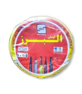 نمای نزدیک از مغزی تمام مس سیم افشان البرز کومش 1 در 1.5