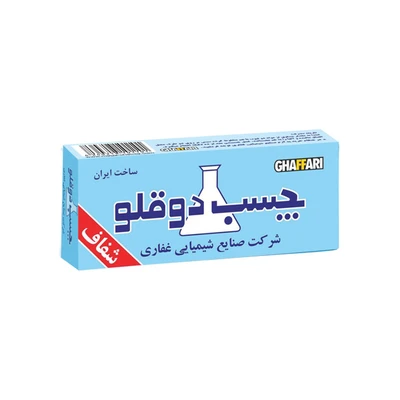 چسب دوقلو غفاری بی رنگ
