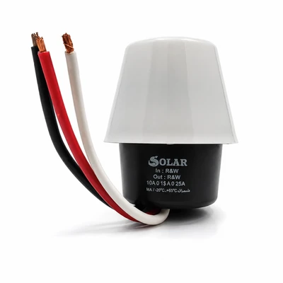 فتوسل ۱۰ آمپر سولار مدل PSA-10A کلید اتوماتیک روشنایی