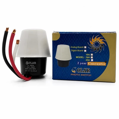 فتوسل سولار PSA-10A با رله ۱۰ آمپر برای کنترل روشنایی