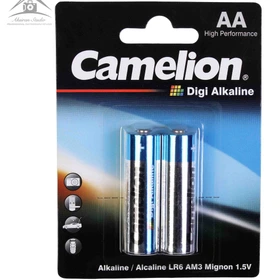 باتری AA کملیون Digi آلکالاین مدل LR6-BP2DG با ولتاژ ۱.۵ ولت