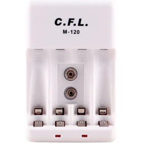 شارژر باتری C.F.L مدل M-120 مناسب باتری قلمی AA و نیم قلمی AAA