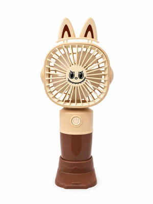 پنکه دستی و رومیزی شارژی MINI FAN مدل HK59-21 با نگهدارنده گوشی