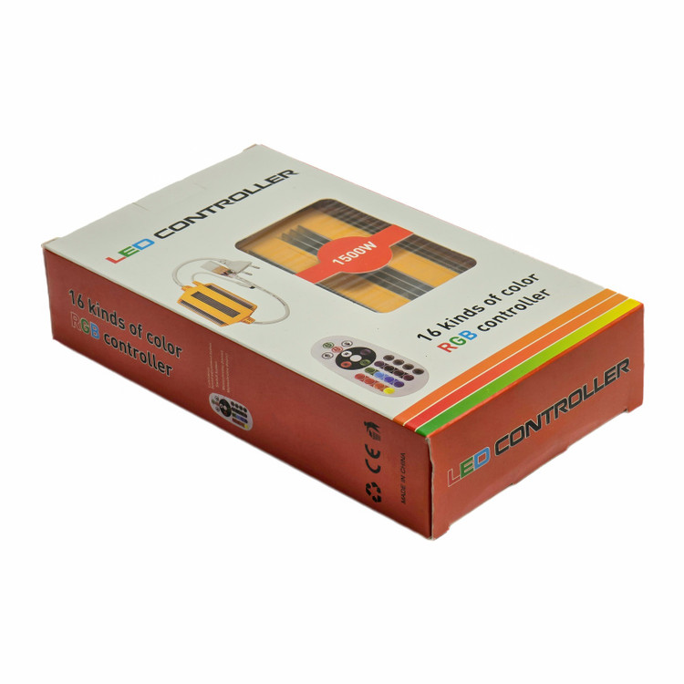 ریموت کنترل ریسه LED RGB مادون قرمز با تنظیم روشنایی، سرعت افکت و حافظه